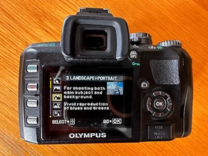 Olympus EVOLT E-410 10.0MP Digital SLR Camera - Black (body only) 6708 Shutter - Picture 1 of 12
