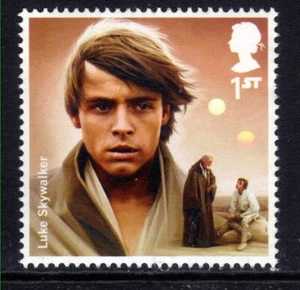 GB 2015 QE2 1st Star Wars Luke Skywalker Umm SG 3766 ( E425 ) - Picture 1 of 1