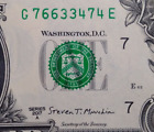 China Spring TX Zip Code Note Fancy Serial Number One Dollar Bill G76633474E