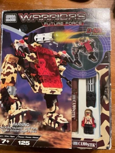 2001 VINTAGE MEGA BLOKS WARRIORS FUTURE FORCE D-105 SANDSTORM BUILDING SET #9519 - Picture 1 of 9