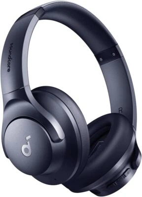soundcore by Anker Q20i Hybrid Active Noise Cancelling Headphones Large Bass App - Image 1 of 4