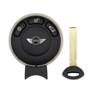 Oem 06-2014 Mini Cooper Smart Key Fob Remote Fob IYZKEYR5602 Uncut Blade Insert - Picture 1 of 2
