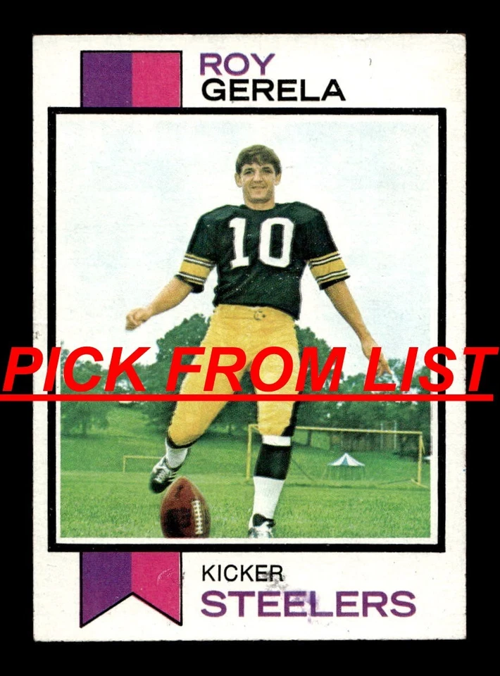 1973 Topps Football 4-259 EX/EX-MT Pick From List All PICTURED - Image 1 of 1