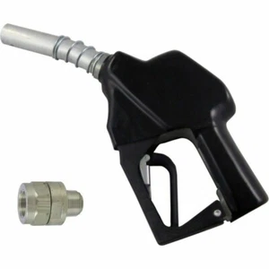 Hose Fuel Gun Automatic Swivel Connector Trigger Diesel Nozzle Pump Delivery NEW - Picture 1 of 8