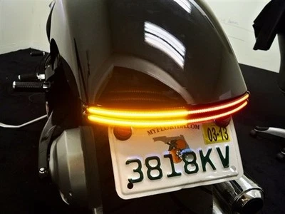 Honda VT750 Spirit/Phantom Double Row LED Brake & Turn Signal Light Bar - Clear - Image 1 of 3