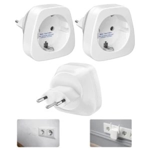 3 Stück Deutschland Auf Schweiz Reiseadapter, Reisestecker Steckdosenadapter, S - Bild 1 von 1