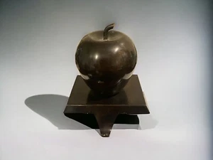 Pottery Barn Bronze Color Apple Stocking Holder Christmas Heavy - Picture 1 of 4