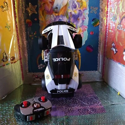 🦄Fast Lane /Maisto "Street Troopers" PT-808 {Police Transformer} RC Car! *READ* - Image 1 of 4