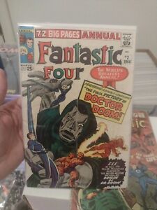 Fantastic Four Annual #2 (1964) Doctor Doom Origin Marvel Comics
