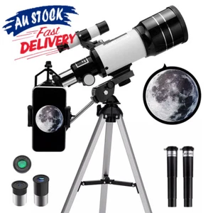 Astronomical Telescope With Tripod 150x Zoom HD Outdoor Monocular 70mm Aperture - Picture 1 of 17