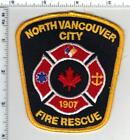 North Vancouver City Fire Rescue (British Columbia Canada) Yellow Shoulder Patch