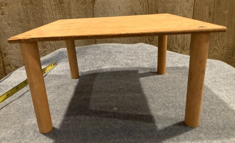 Longaberger Cake or Large Picnic Basket Wood Riser 9.5” X 9.5” X 5” EUC Cover
