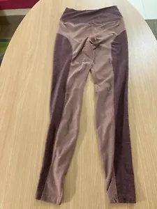 Nike Sculpt Hyper Tight Fit High Rise Training Tights Small Smokey Mauve Pink - Picture 1 of 3