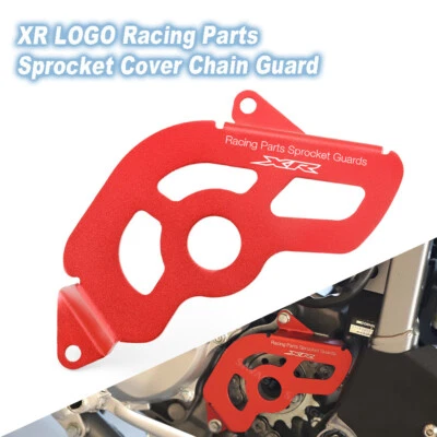 XR LOGO Racing Parts Sprocket Cover Chain Guard Cap For HONDA XR 400R 1996-2004 - Image 1 of 4