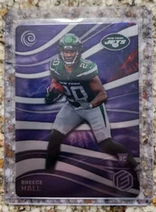 2022 Panini Elements Breece Hall RC Rookie Wind WI-20 Case Hit Metal Card Jets! - Picture 1 of 6