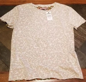 Girls Zumiez Ninth Hall - Size Small - Faded Cheetah Pattern Tee - NWT - Picture 1 of 2
