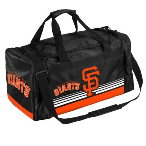 San Francisco Giants Duffle Bag Gym Swimming Carry On Travel Luggage NEW Striped Cover