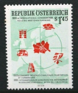 AUSTRIA 1956 International Town Planning Congress. Set of 1. Mint HINGED. SG1284 - Picture 1 of 2