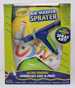 CRAYOLA 06-6806 AIR MARKER SPRAYER AIRBRUSH KIT FOR KIDS, AGES 8+ - NEW SEALED! - Bild 1 von 1
