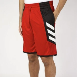 Adidas Pro Madness Shorts Men’s Size S Small Basketball Red Bottoms #928 - Picture 1 of 3