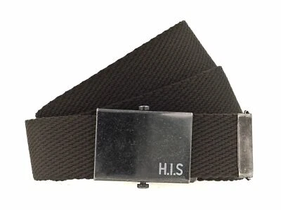H.I.S cinturón Tape Belt W95 Olive - Imagen 1 de 2