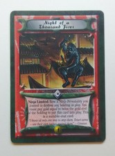 L5R Legend of the Five Rings CCG Night of a Thousand Fires   1997