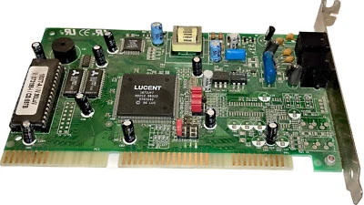 Lucent 1673JV7 56K Dualmode Fax Modem FaxModem From Compaq 304350-006 - Image 1 of 3