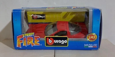 I116272 BURAGO 1/43 serie Street Fire - Chevrolet Corvette - Box - Immagine 1 di 3