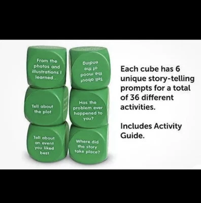 Learning Resources Retell A Story Cubes, 6 Foam Cubes, Reading & Listening - Image 1 of 4