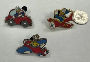 Donald Duck Disney Trading Pins In Cars Pins Disneyland Lapel Airplanes - Picture 1 of 14