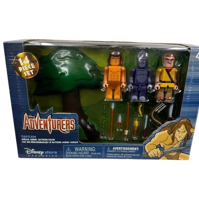 Disney Adventurers Tarzan Mega Minis Action Pack Store Exclusive Tok Clayton - Image 1 of 4