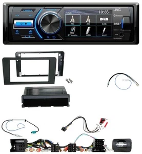 JVC Bluetooth Lenkrad USB DAB Autoradio für Audi A3 8P 2003-2012 Aktivsystem - Bild 1 von 12