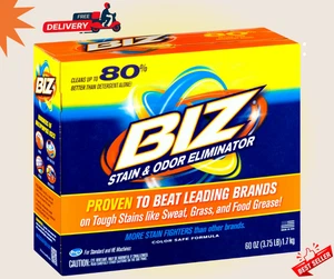 BIZ Stain and Odor Eliminator Powder for Tough Stains, 60 oz - Picture 1 of 5