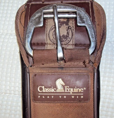 经典 EQUINE 柔软触感氯丁橡胶 Cinch - 28 英寸尺寸 - SS 滚轮扣 - 很好 — 第 1/4 张图片