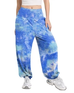 Mintreus Harem Pants Women with Pockets Boho Palazzo Pants Summer Hippie Pant... - Picture 1 of 7