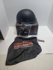 Cascos Daytona Eagle negro opaco, pequeños - Imagen 1 de 4