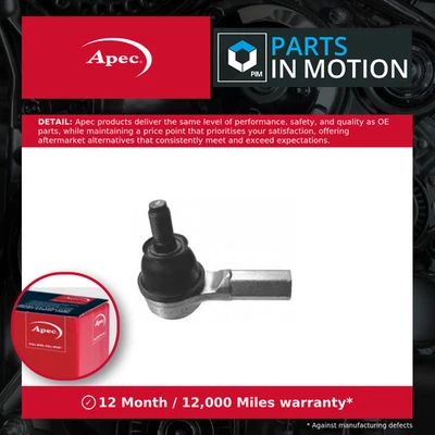 Tie / Track Rod End fits VAUXHALL AGILA A 1.0 Left or Right 00 to 06 Joint Apec - Image 1 of 4