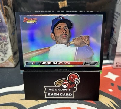 Tarjeta refractora 2015 Bowman's Best Jose Bautista Hi-Def Heritage #HDH-JB Blue Jay Foto 1 de 4