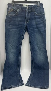 Ariat Jeans Mens M4 Relaxed Boot Cut Work Wear Blue Western 29x32 - Picture 1 of 8