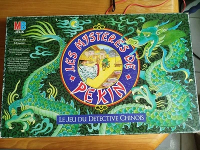 LES MYSTÈRES DE PÉKIN - Le jeu du détective chinois - jeu de société MB 1993 - Photo 1/4