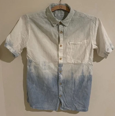 Zara boys linen blend top Size 11-12 - Image 1 of 2
