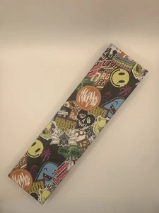 Drop Dead Target 21 Tie Black Silver Lettering Boxed BNWT Freepost - Picture 1 of 10