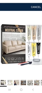 Neutral Color Leather Repair Kit for Furniture, Car Seats, Sofa, Jacket and Purs - Picture 1 of 7