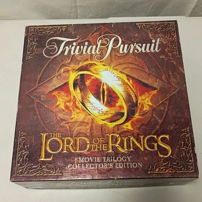 Trivial Pursuit El Señor de los Anillos Película Trilogía Edición Coleccionista Completa Foto 1 de 4
