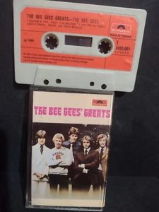 BEE GEE-GREATS/1968 Polydor Audio Cassette - PLAYS EXCELLENT.ROCK/POP - Picture 1 of 2