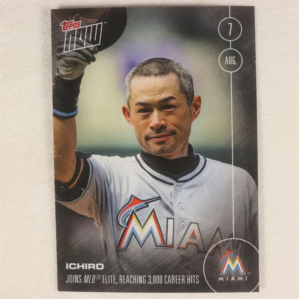 2016 Topps Now Card #327-A: Miami Marlins Ichiro - Image 1 of 1