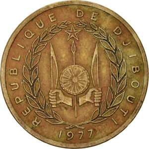[#384369] Coin, Djibouti, 10 Francs, 1977, Paris, VF, Aluminum-Bronze, KM:23