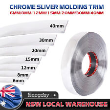 Automotive Chrome Body Side Trim Molding Strip Tape Cover Protection Garnish DIY