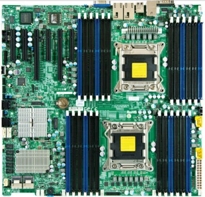 SUPERMICRO X9DRE-TF+ DUAL SOCKET INTEL LGA2011 C602 MOTHERBOARD DUAL 10GBIT - Image 1 of 3
