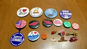19 U of L & other buttons & pins - Picture 1 of 6